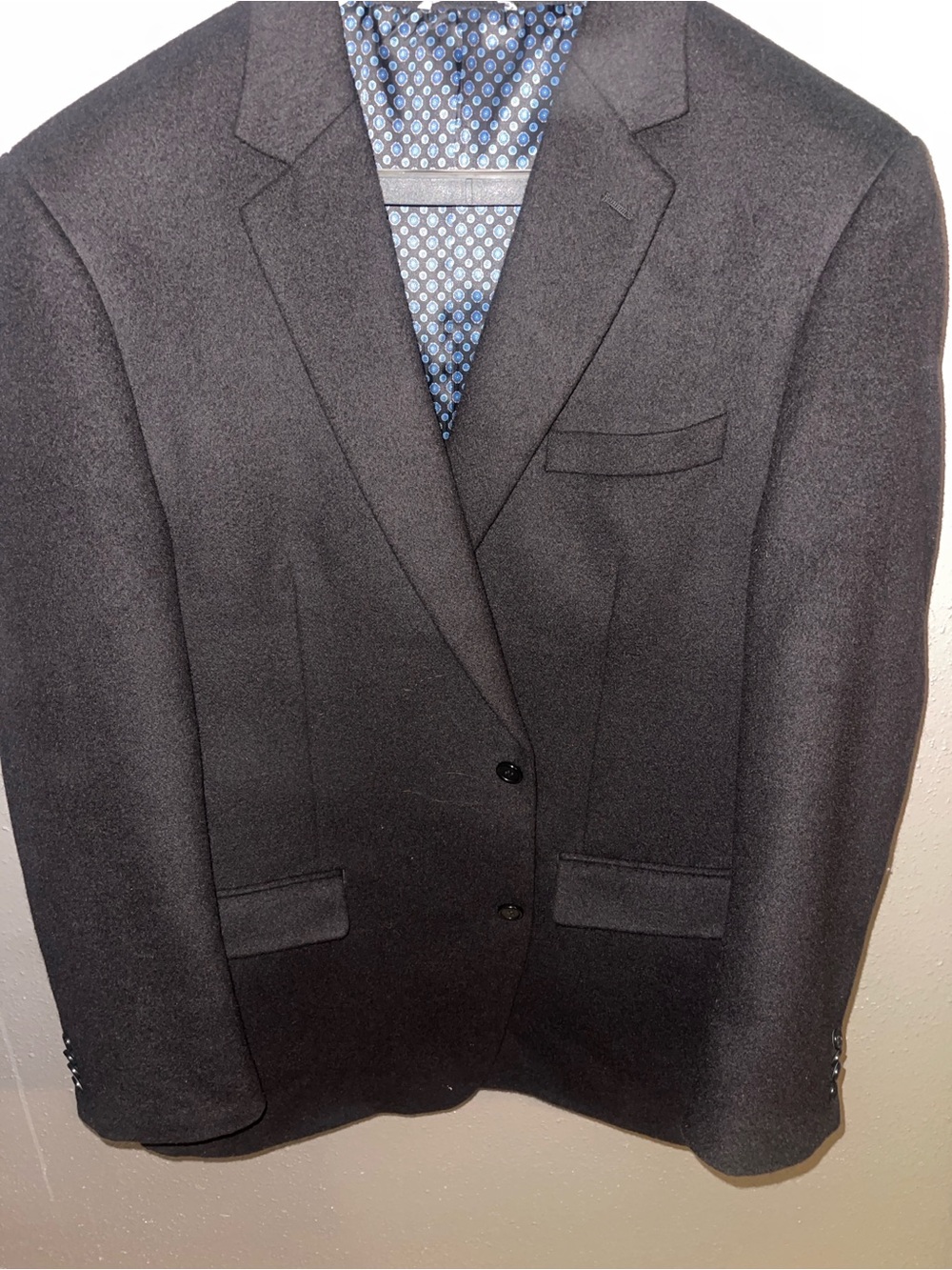 MICHAEL Michael Kors Men's Dark Charcoal Two-Button Blazer